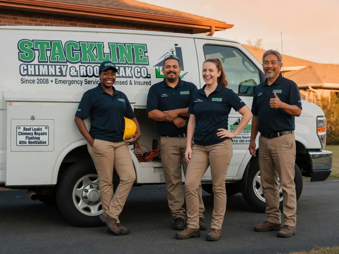 Chimney flashing repair company in Bolivia, NC